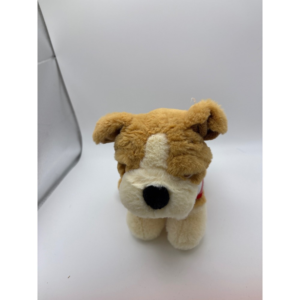 Keel Toys Keeleco British Bulldog Plush Union Jack Flag Vest 100% Recycled 9in